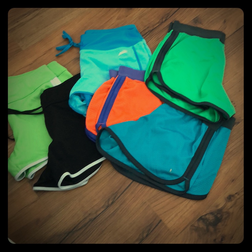 6 pairs of gym shorts
